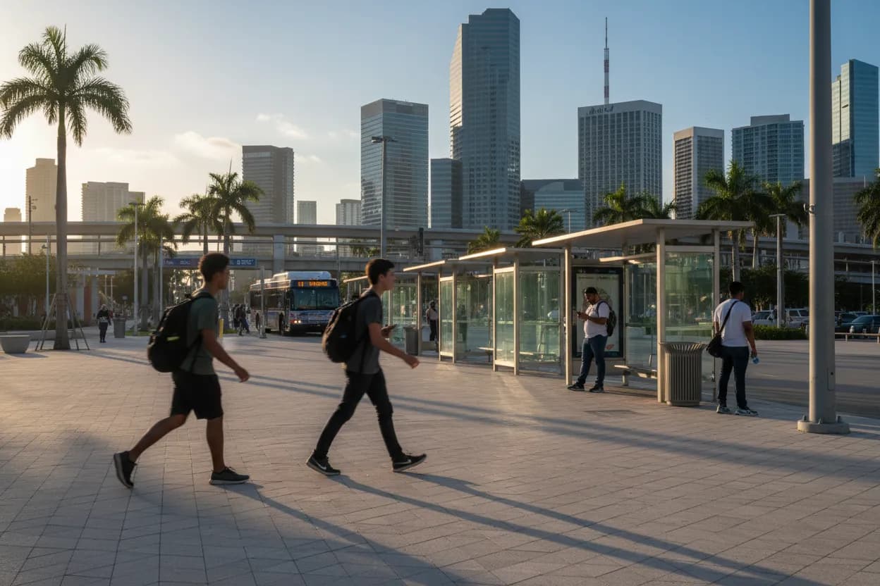Practical city scene for chris hansen: The Miami Source-Checking Route