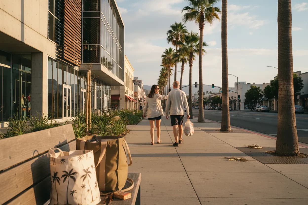 Practical city scene for LA Target Near Me for Beach and Apartment Essentials