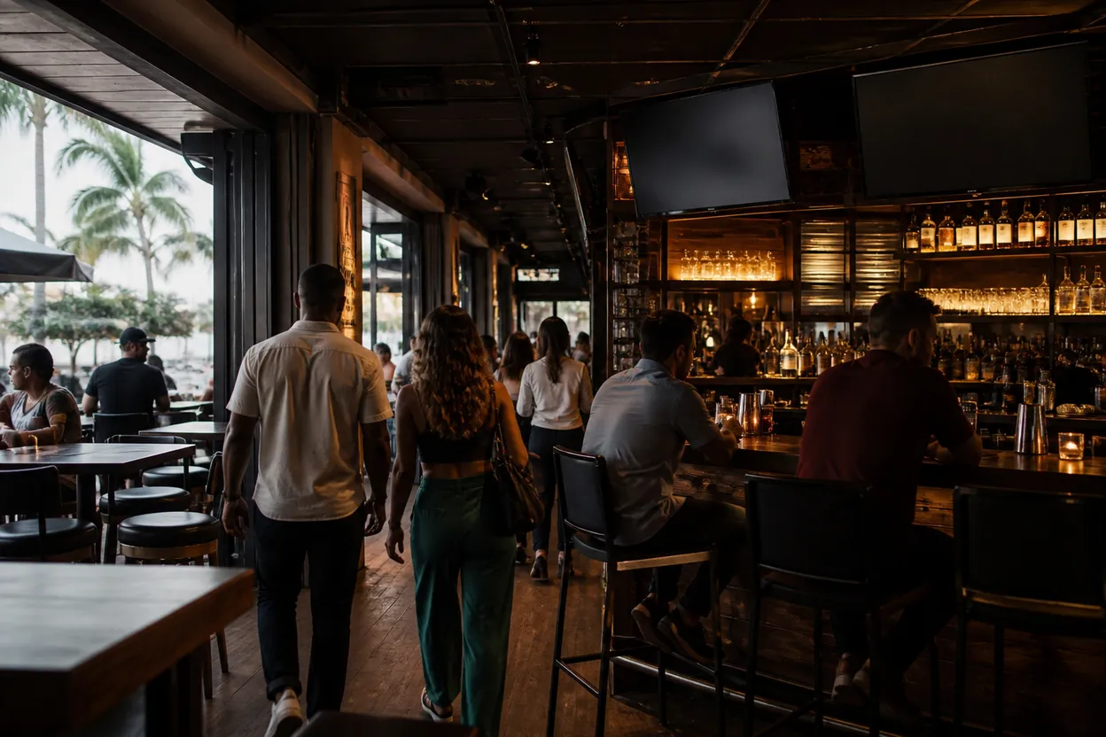 Miami experience scene for Miami Restaurants to Catch the hall of fame game 2026 with Friends