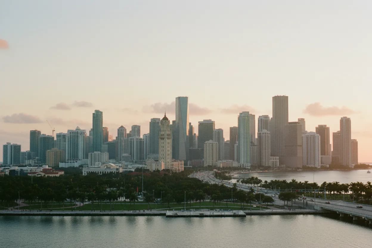 Realistic city scene for quillan salkilld: The Miami Dessert Stop Decision Guide