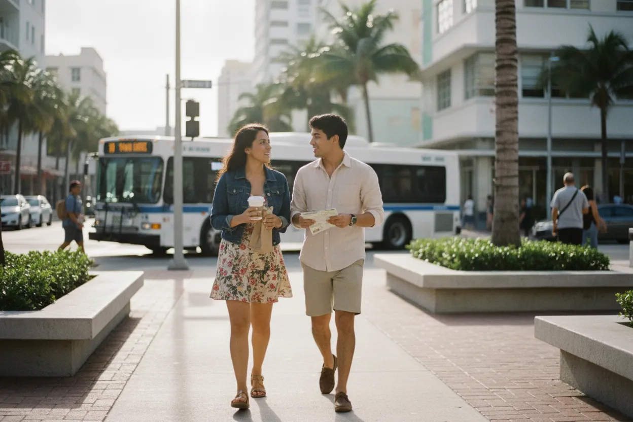 Practical city scene for joe biden: A Miami Coffee and Dessert Route