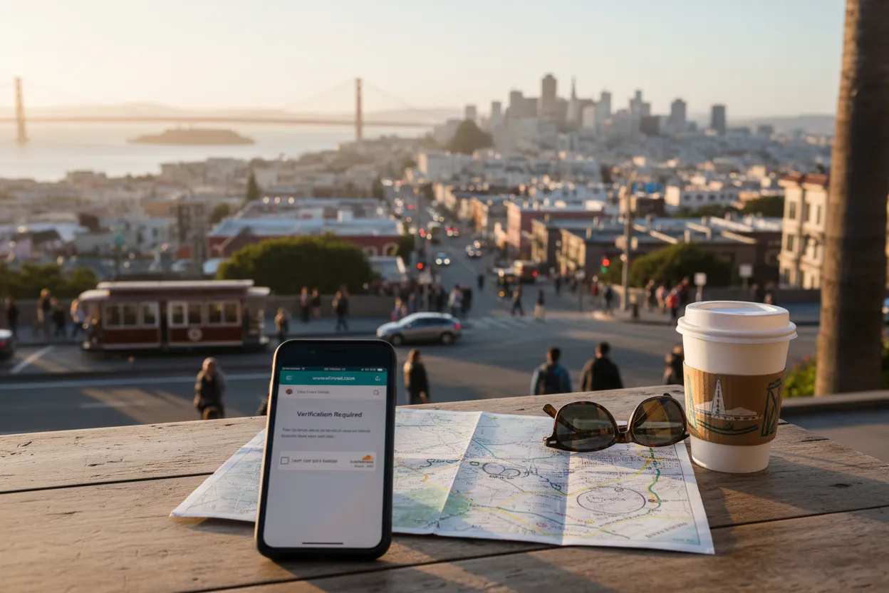 Realistic city scene for singer: A Flexible San Francisco Weekend Plan