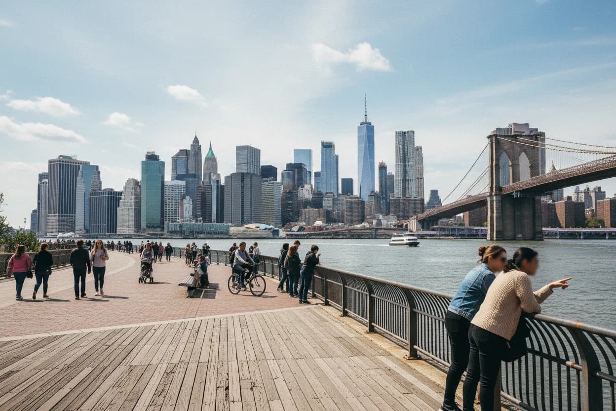 Cover scene for Best NYC Spots to Observe the 'Moon Phase Today': Rooftops, Parks, and Piers