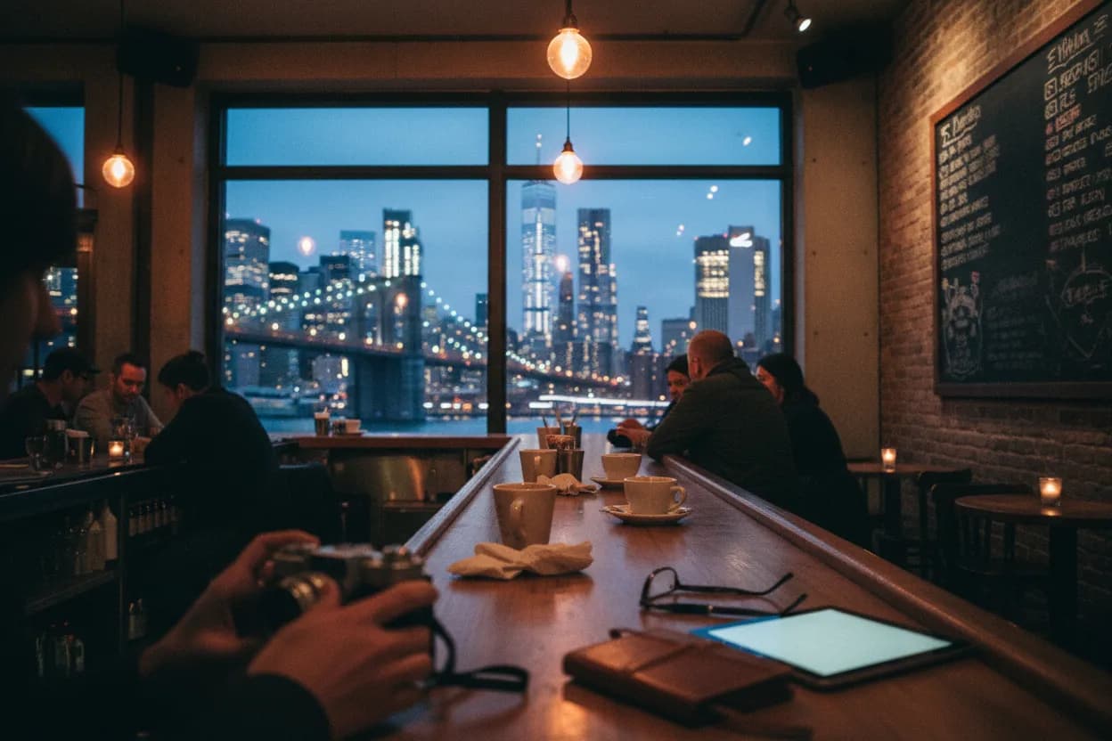 Realistic city scene for martha stewart: A NYC Watch Plan With Quiet Backups