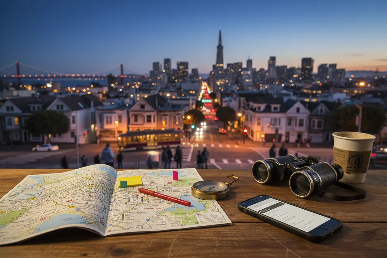 Realistic city scene for jamie komoroski: A Useful San Francisco City Guide