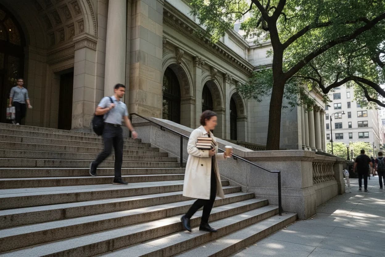 NYC experience scene for Where to Find Emily Wilson's Critically Acclaimed Works in NYC Libraries