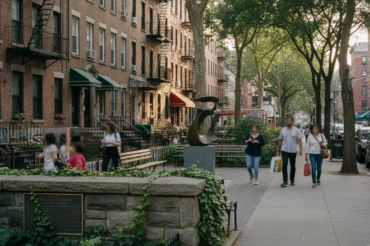Cover scene for Morris Park’s Enrico Fermi Plaque Walk: A Tiny Science Detour in the Bronx
