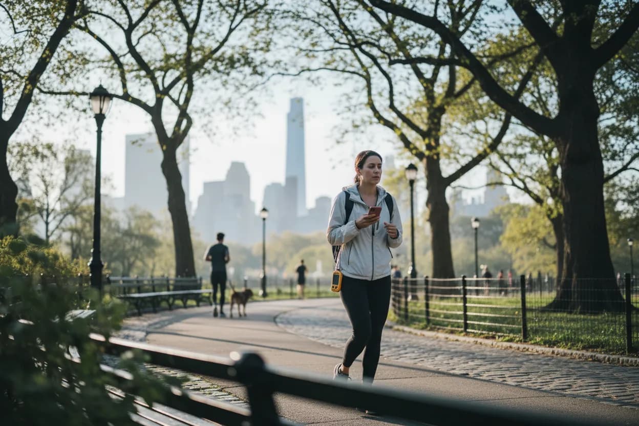 Practical city scene for NYC Air Quality Guide for Outdoor Plans and Park Days