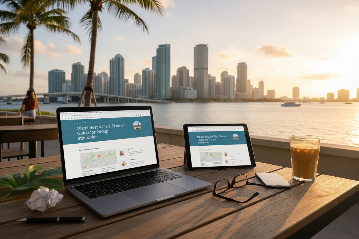 Realistic Miami scene for Miami Best AI Trip Planner Guide for Group Itineraries