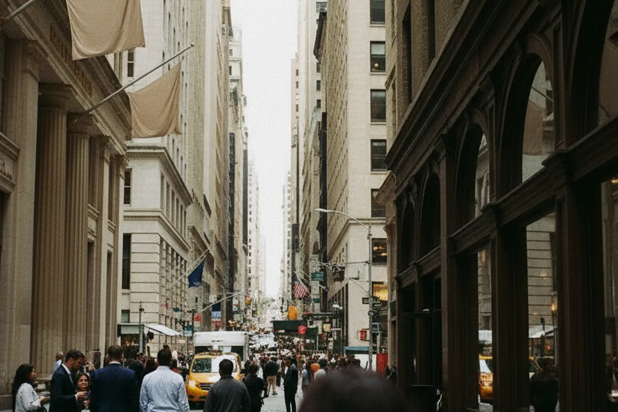 Cover scene for Where to Discuss 'KOSPI' and Global Markets in NYC: Financial Meetups and Bars