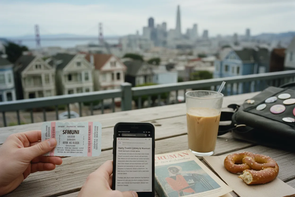Local detail for harry truman: A San Francisco Learning and Research Route