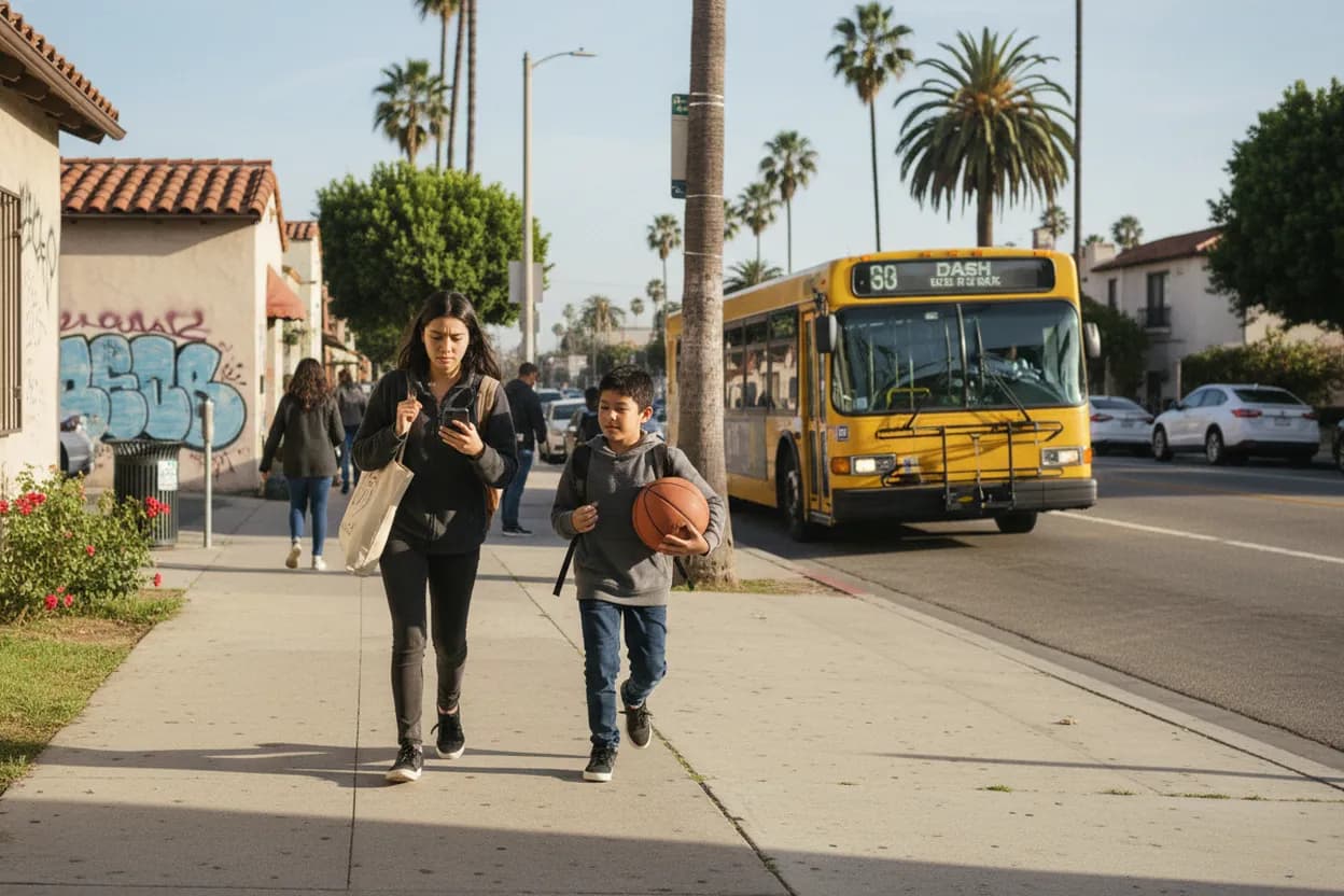 Practical city scene for aces vs dream: A Los Angeles Learning and Research Route
