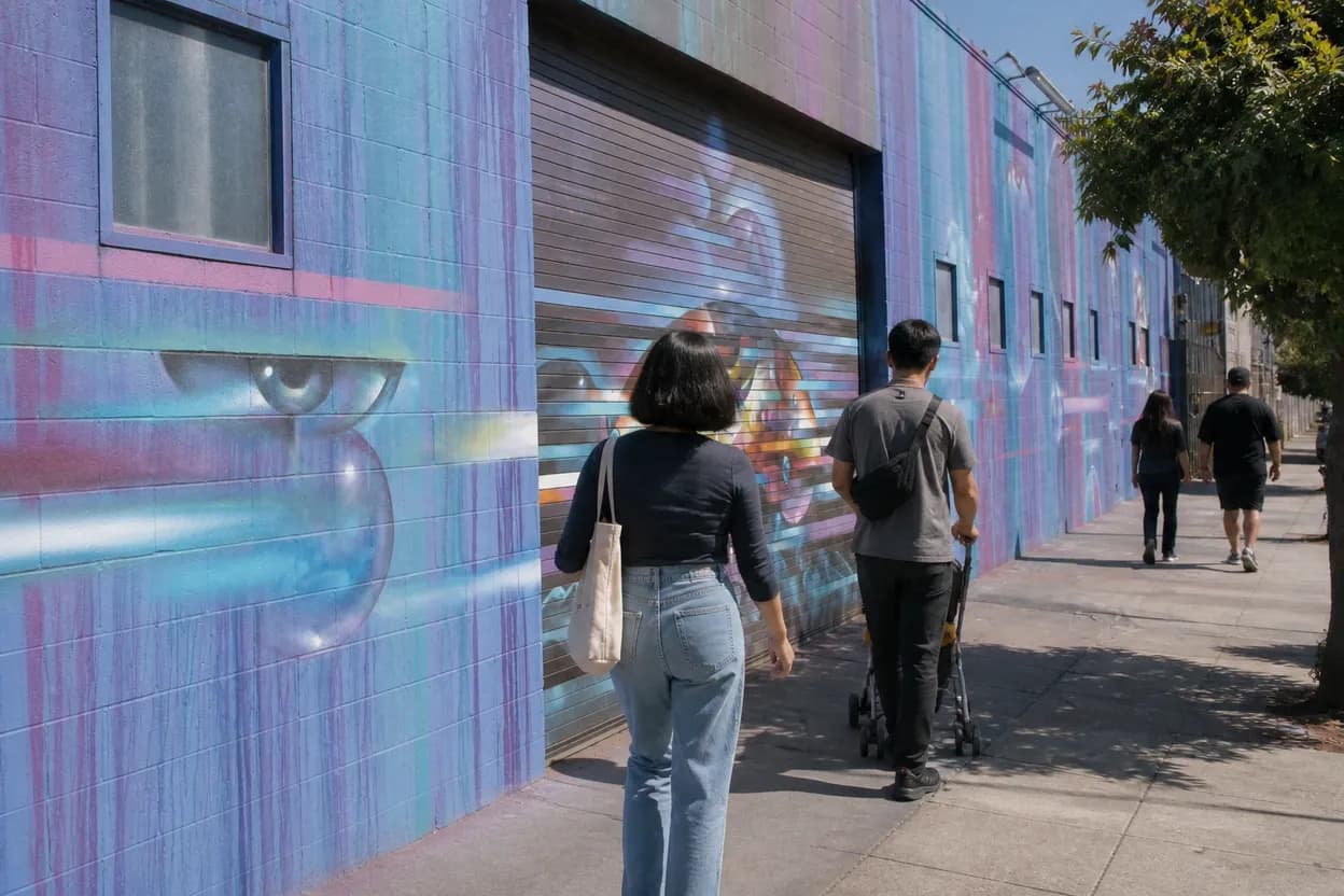 Los Angeles experience scene for gta 6 delay Los Angeles Game Shop Route Plan