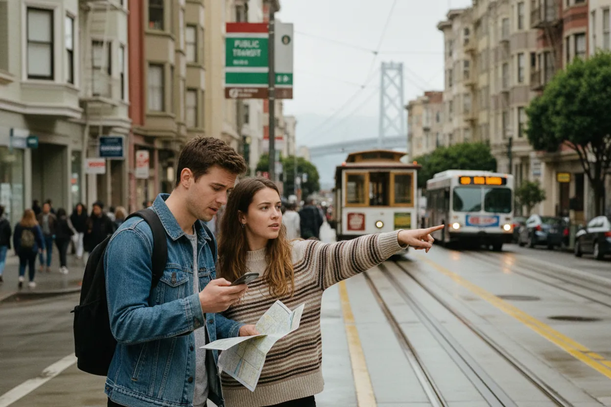 Practical city scene for kris bubic: A San Francisco Learning and Research Route