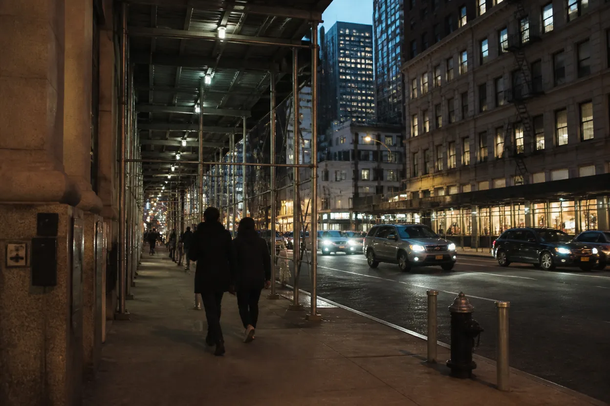 Practical city scene for james haven: A NYC Dinner Route With Backups