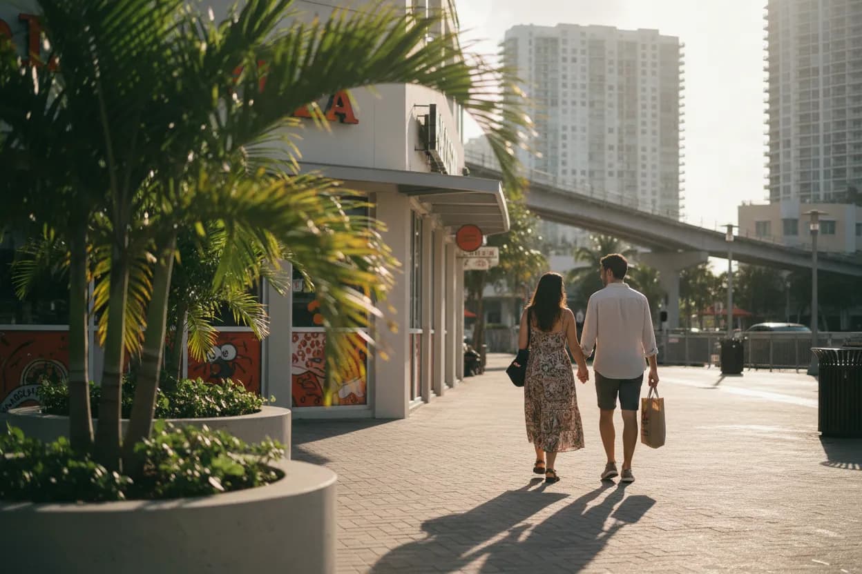 Practical city scene for Miami Little Caesars Near Me for Budget Group Pizza