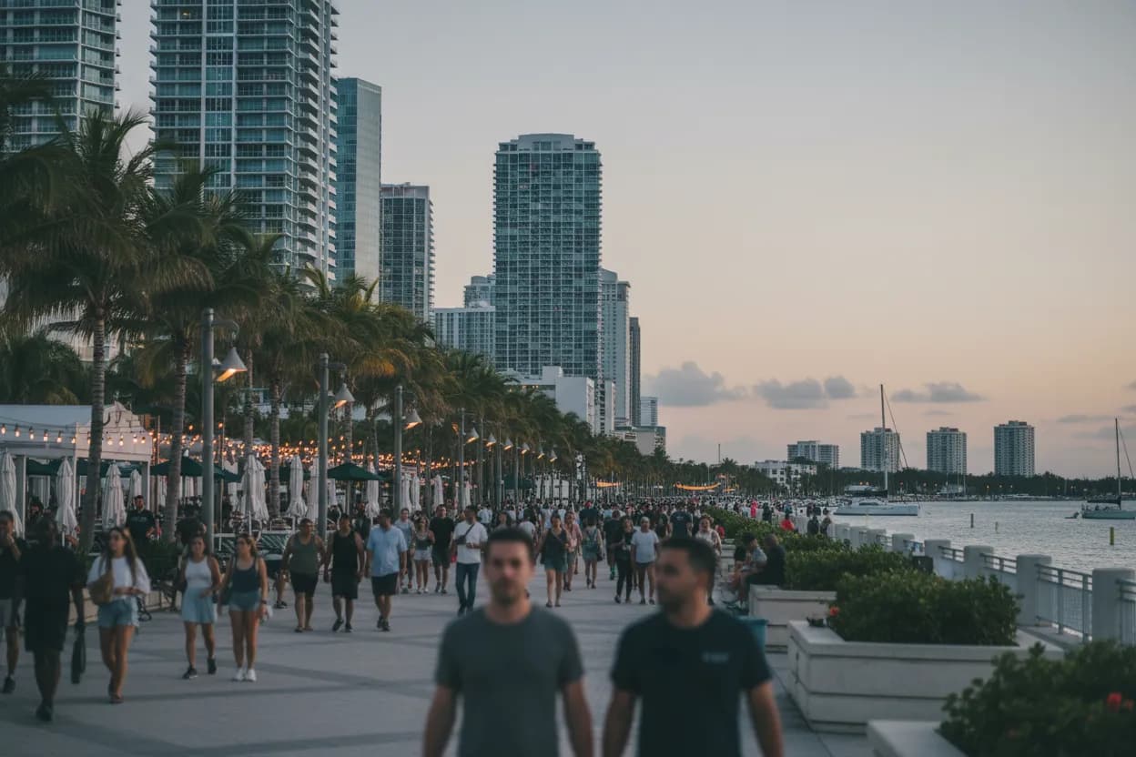 Realistic city scene for rays vs athletics: A Flexible Miami Weekend Plan