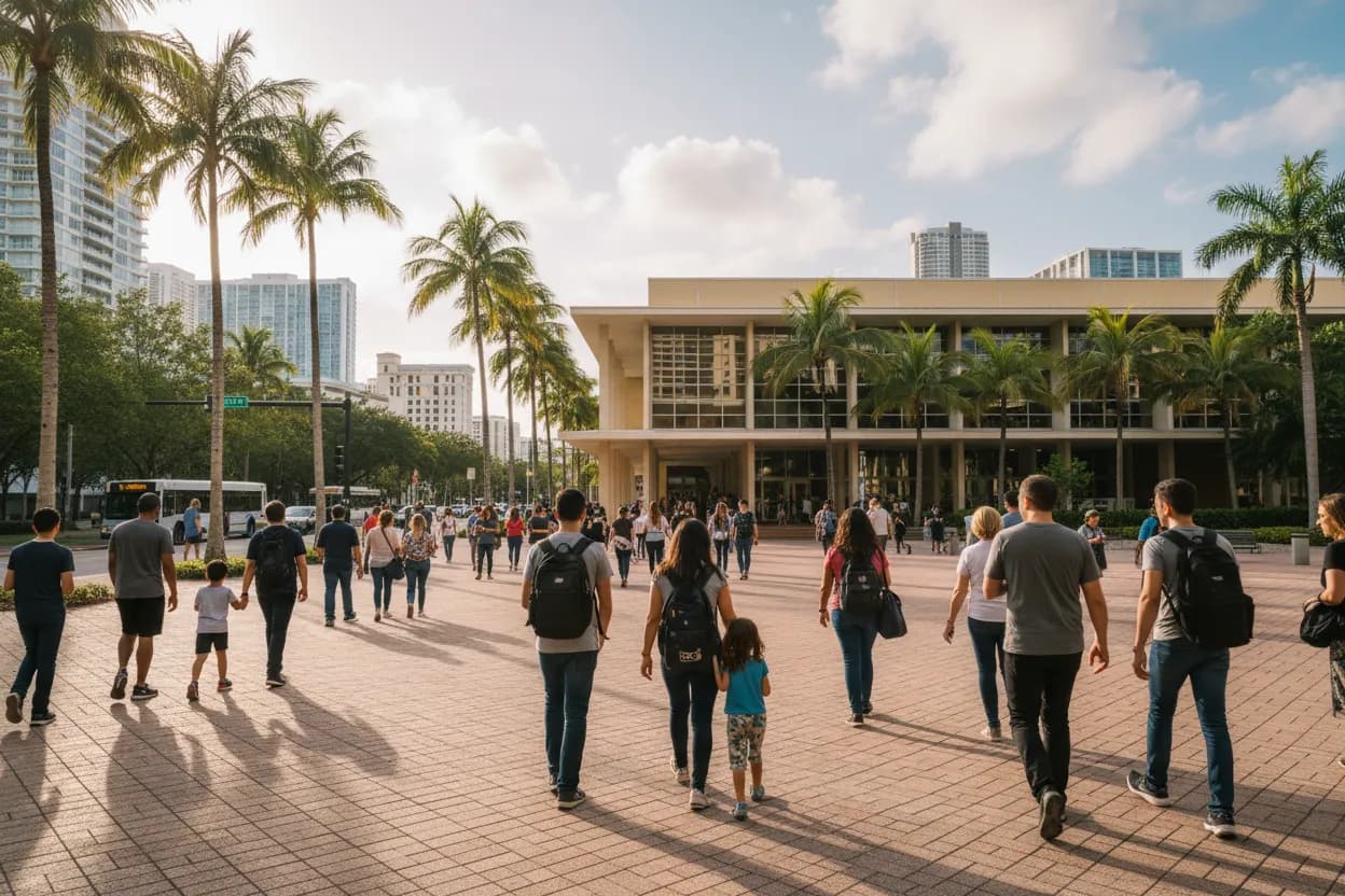 Realistic city scene for enes kanter: The Miami Source-Checking Route