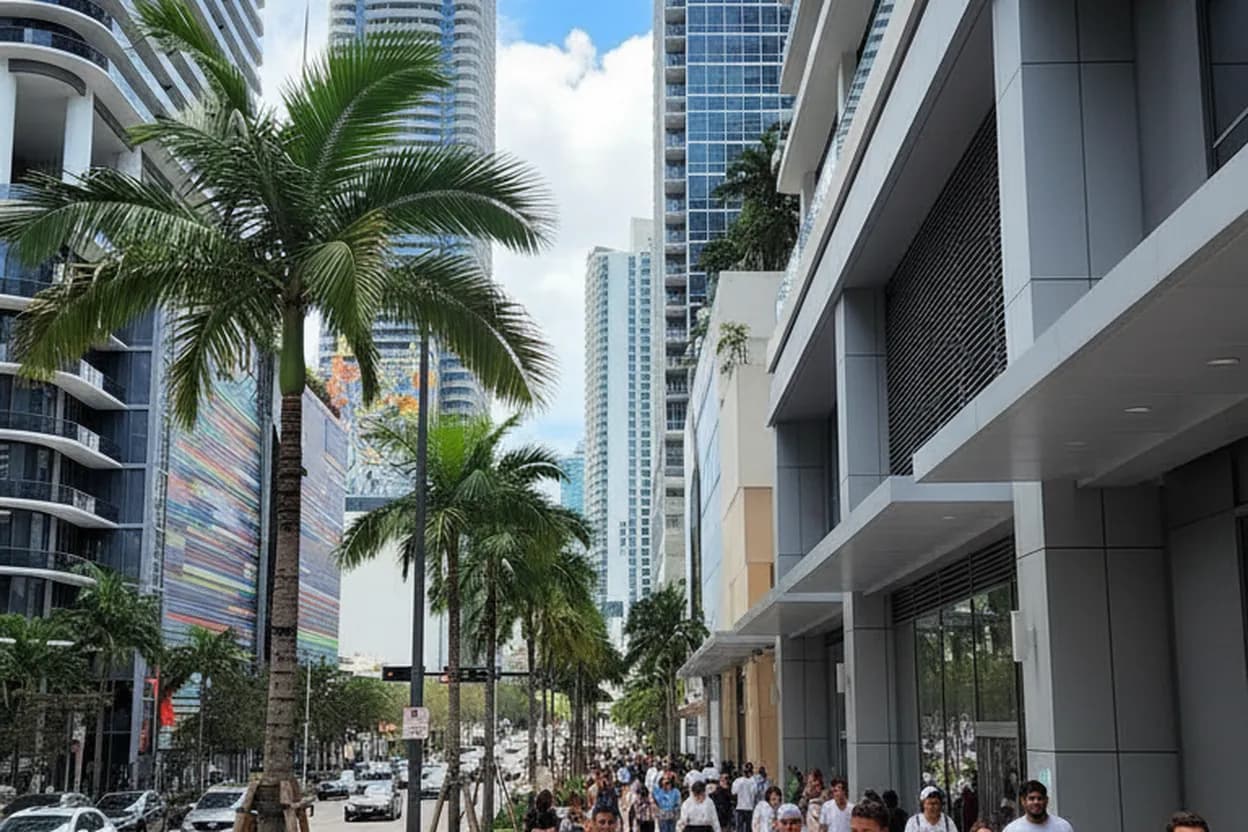 Miami experience scene for pltr stock Coffee Plan for Market Notes in Brickell