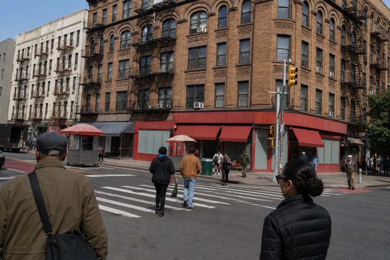New York City experience scene for mohamed coulibaly and Harlem's West African restaurant corridor for dinner