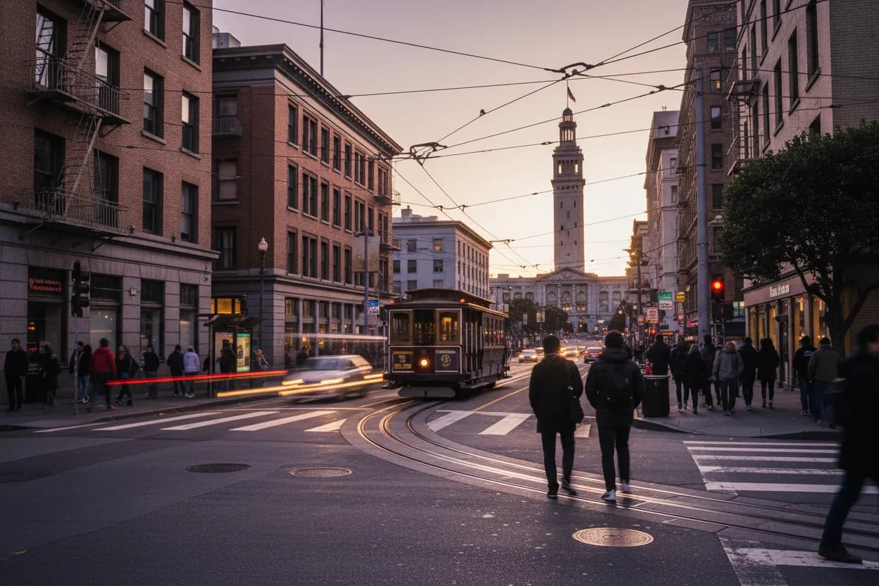 Realistic city scene for radar: How to Navigate San Francisco Without Guessing