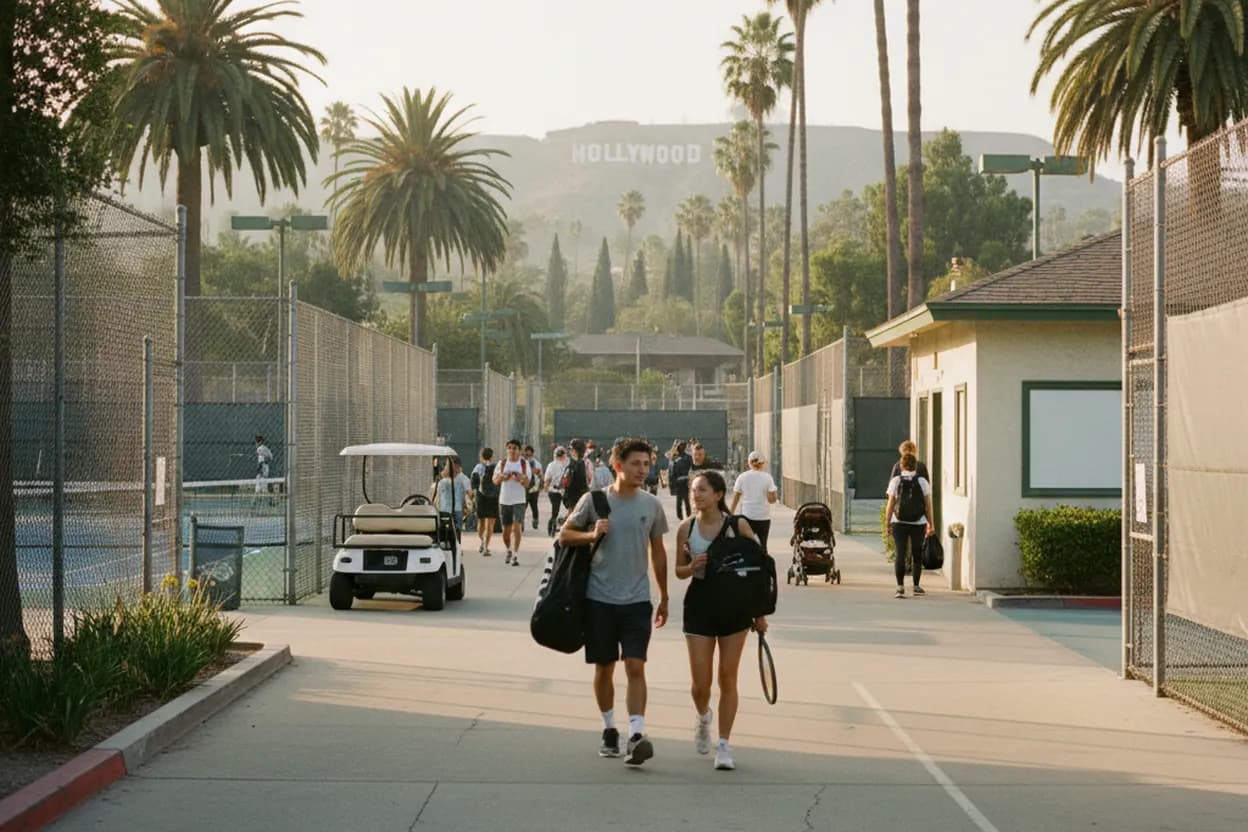 Los Angeles experience scene for flavio cobolli Tennis Class Options For Los Angeles Students