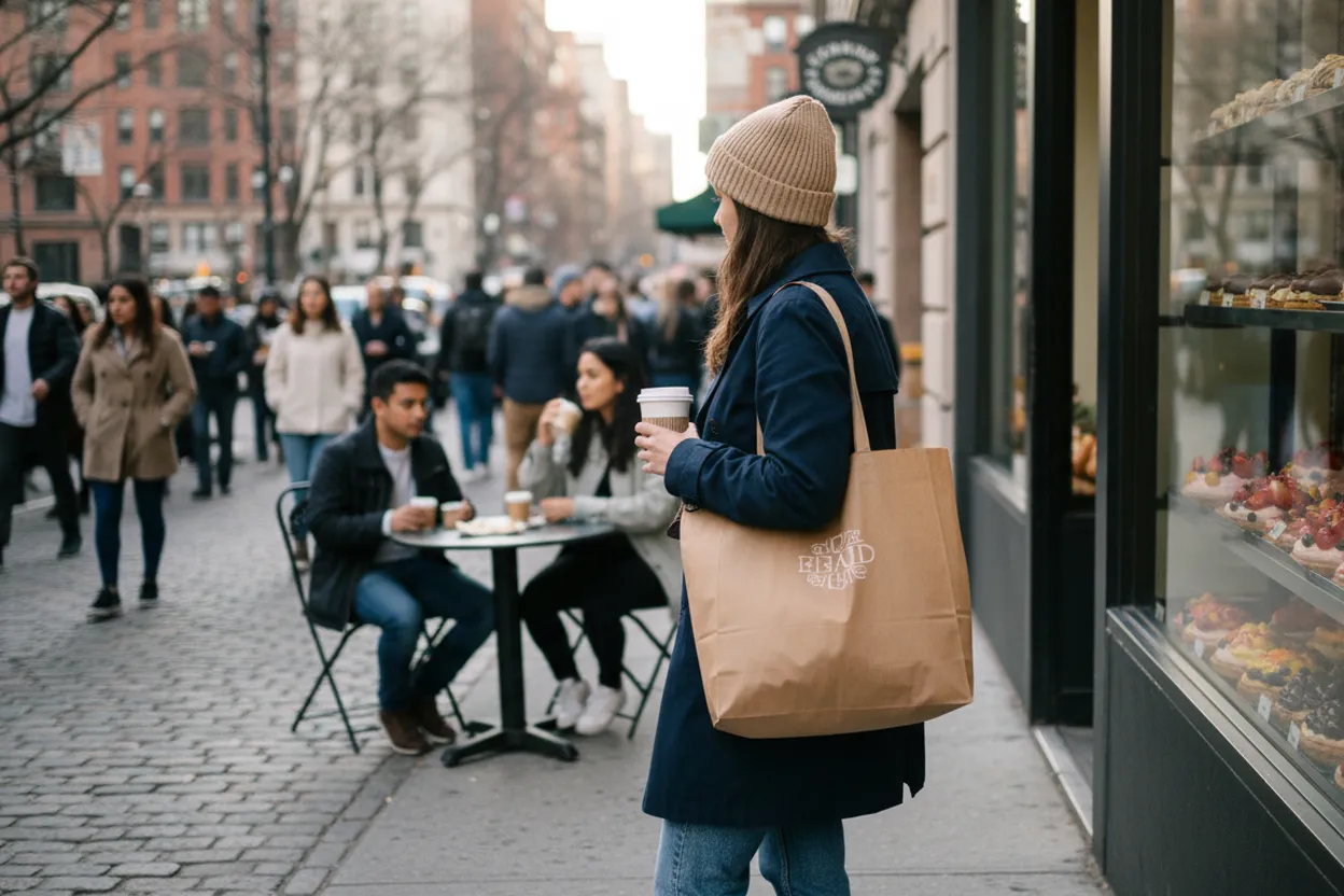 NYC experience scene for Ole & Steen Bryant Park: Cinnamon Social and Coffee Before a Library Cooldown