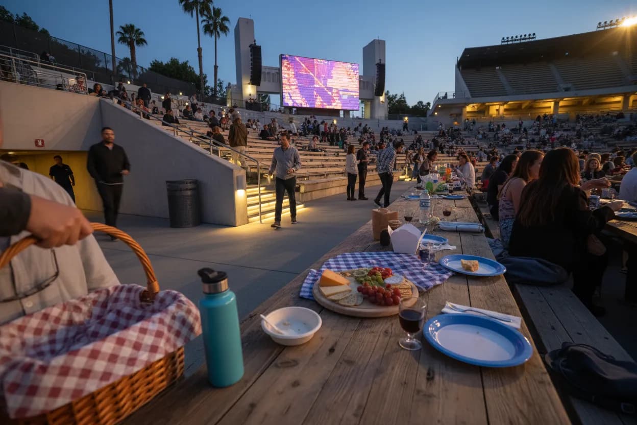 Local detail for Hollywood Bowl Guide for Concert Nights and Picnic Planning