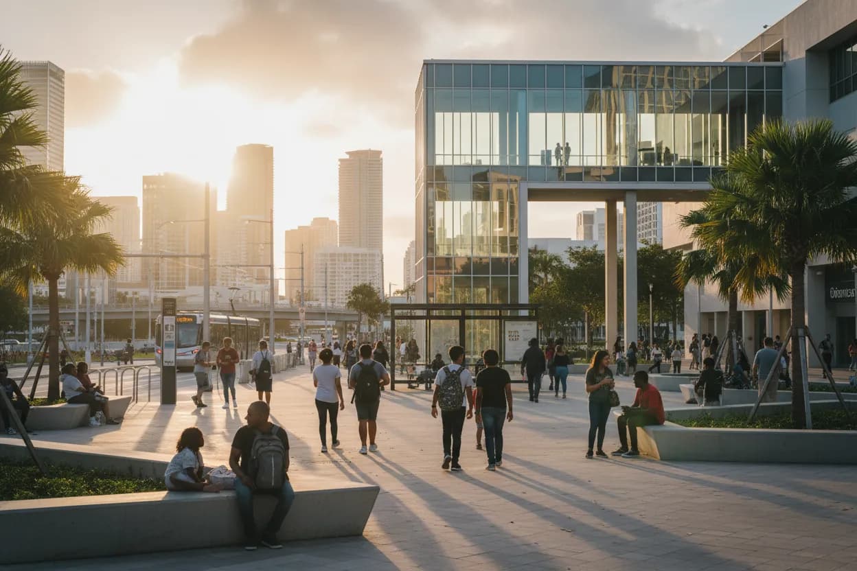 Realistic city scene for chris hansen: The Miami Source-Checking Route