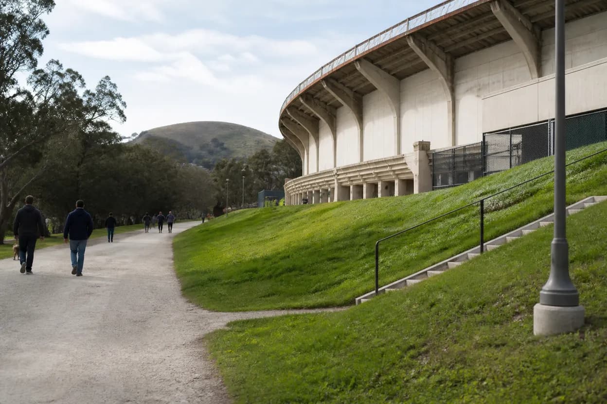 Editorial detail for roger craig fans can run San Francisco’s Kezar Stadium loop