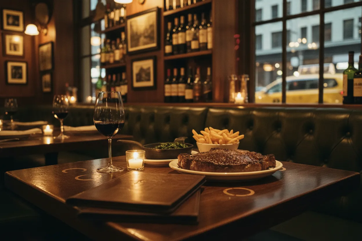 Local detail for Minetta Tavern NYC Guide for Classic Steakhouse Date Nights