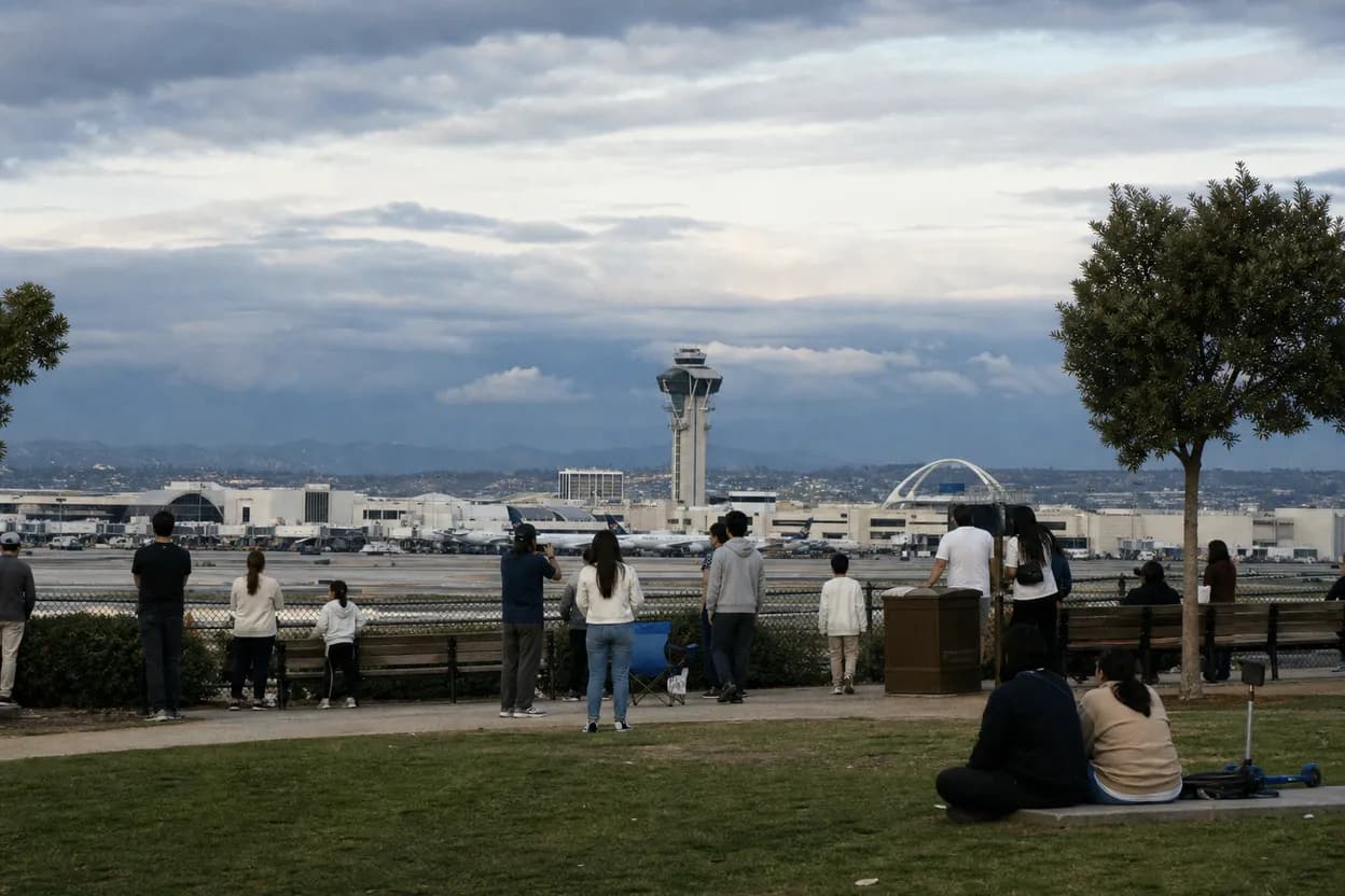 Cover scene for msp airport Delays: Free LAX Plane-Spotting Stops in LA