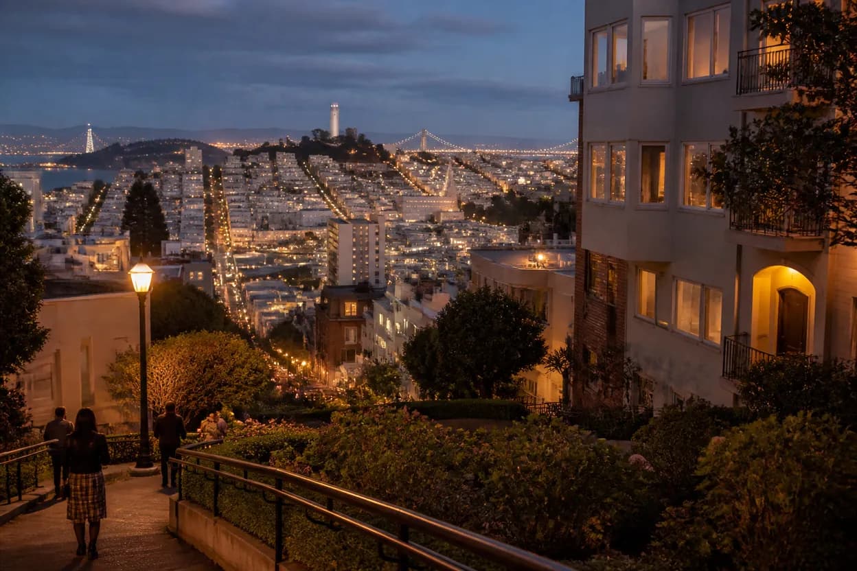 Realistic city scene for cesar gastelum: Where San Francisco Can Talk Without Shouting