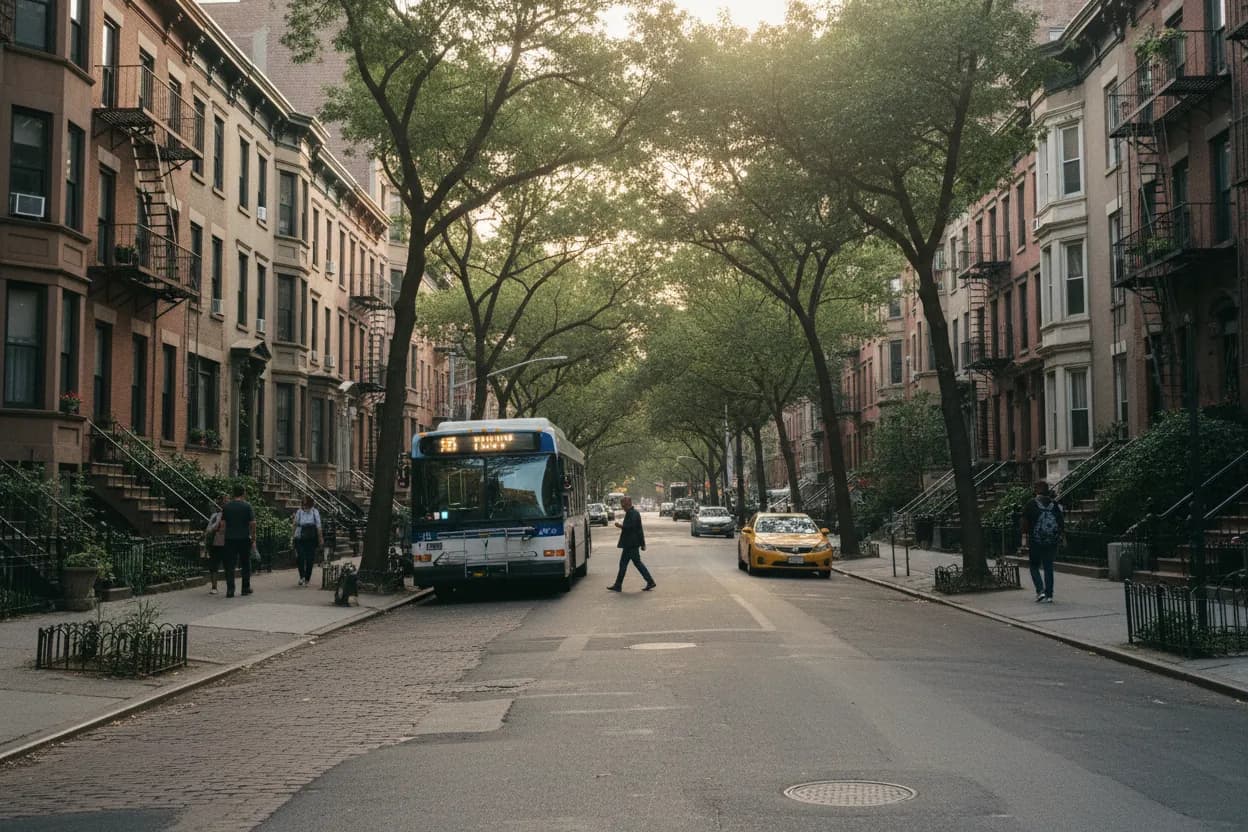 Realistic city scene for lucy davis: A Quieter NYC Culture Route