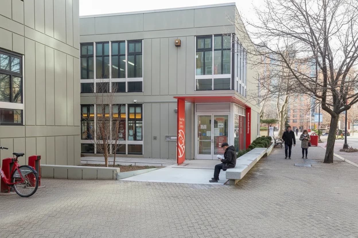 Cover scene for Roosevelt Island Library Study Test for CUNY Commuters Between Classes