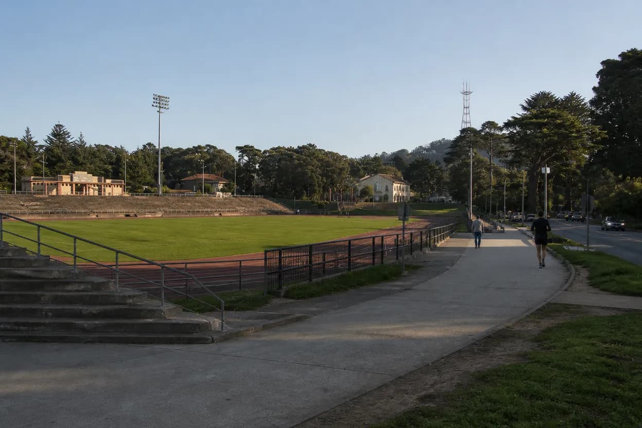 Cover scene for roger craig fans can run San Francisco’s Kezar Stadium loop