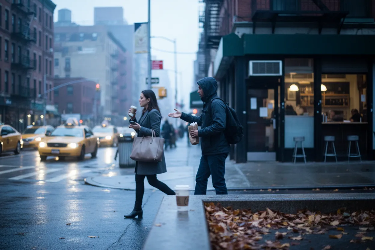 Practical city scene for Best Breakfast Near Me in NYC Before Work