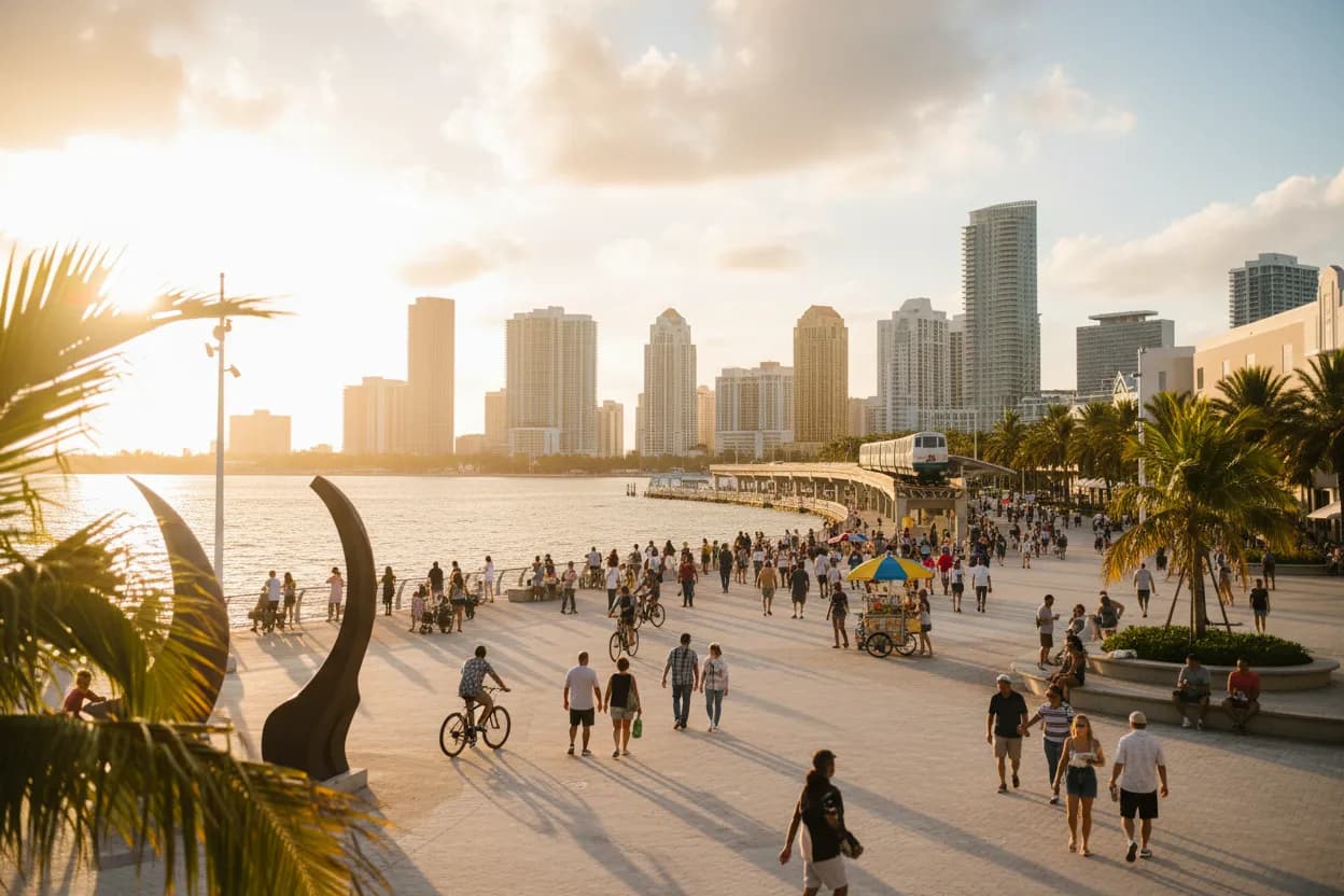 Realistic city scene for royals: How to Navigate Miami Without Guessing