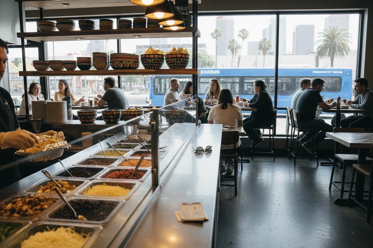 Local detail for LA Qdoba Near Me for Fast Mexican Lunches