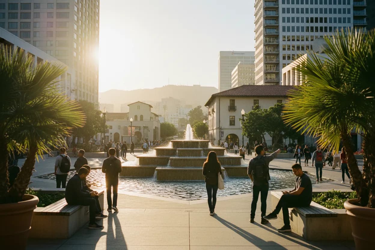 Realistic city scene for bbc: A Practical Los Angeles Neighborhood Guide