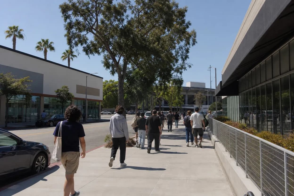 Los Angeles experience scene for carson beck buzz: LA sports-card shops beyond game-day noise