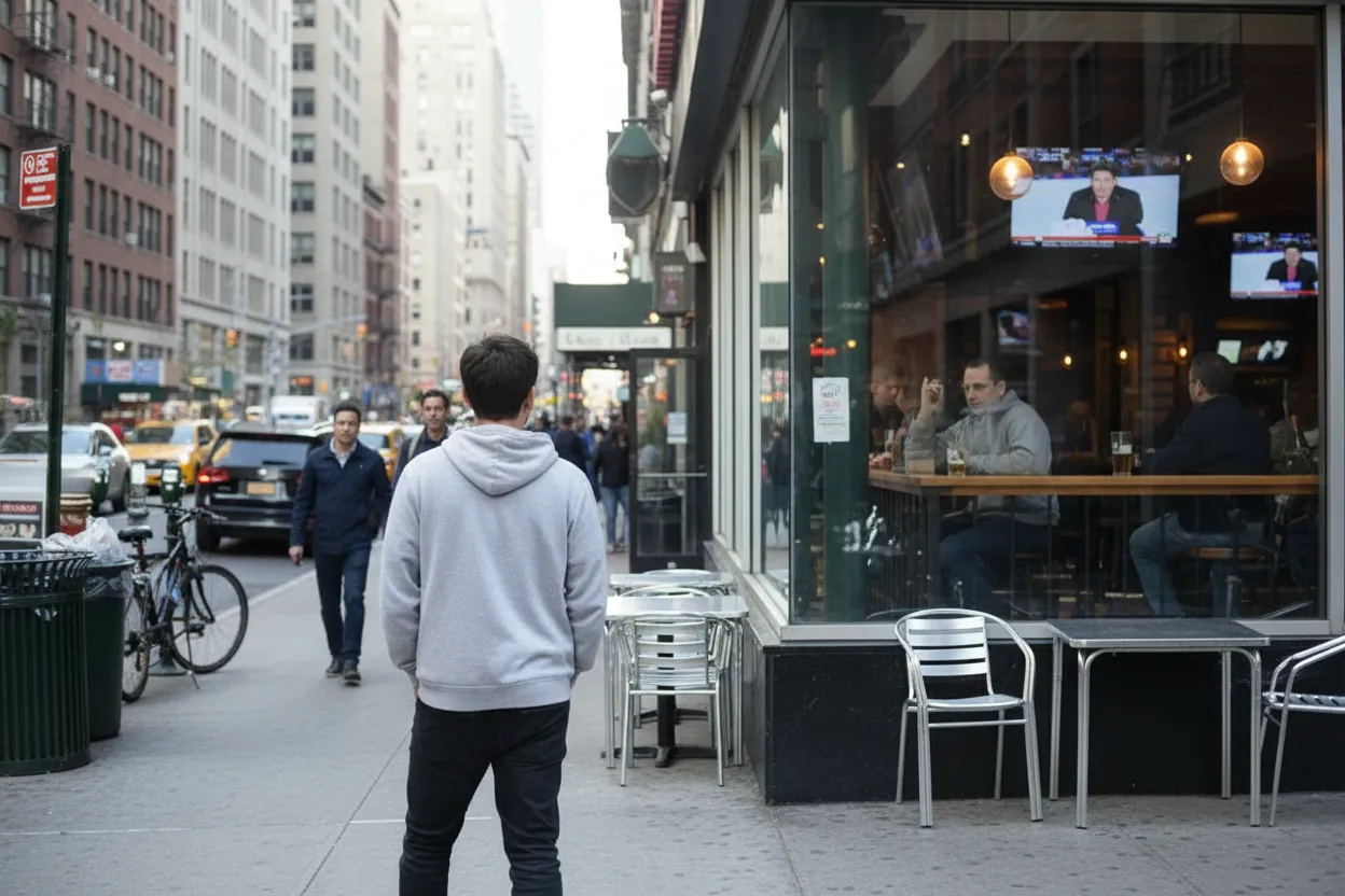 NYC experience scene for Rangers Rewatch at Mustang Harry’s for Fans Near Penn After Work
