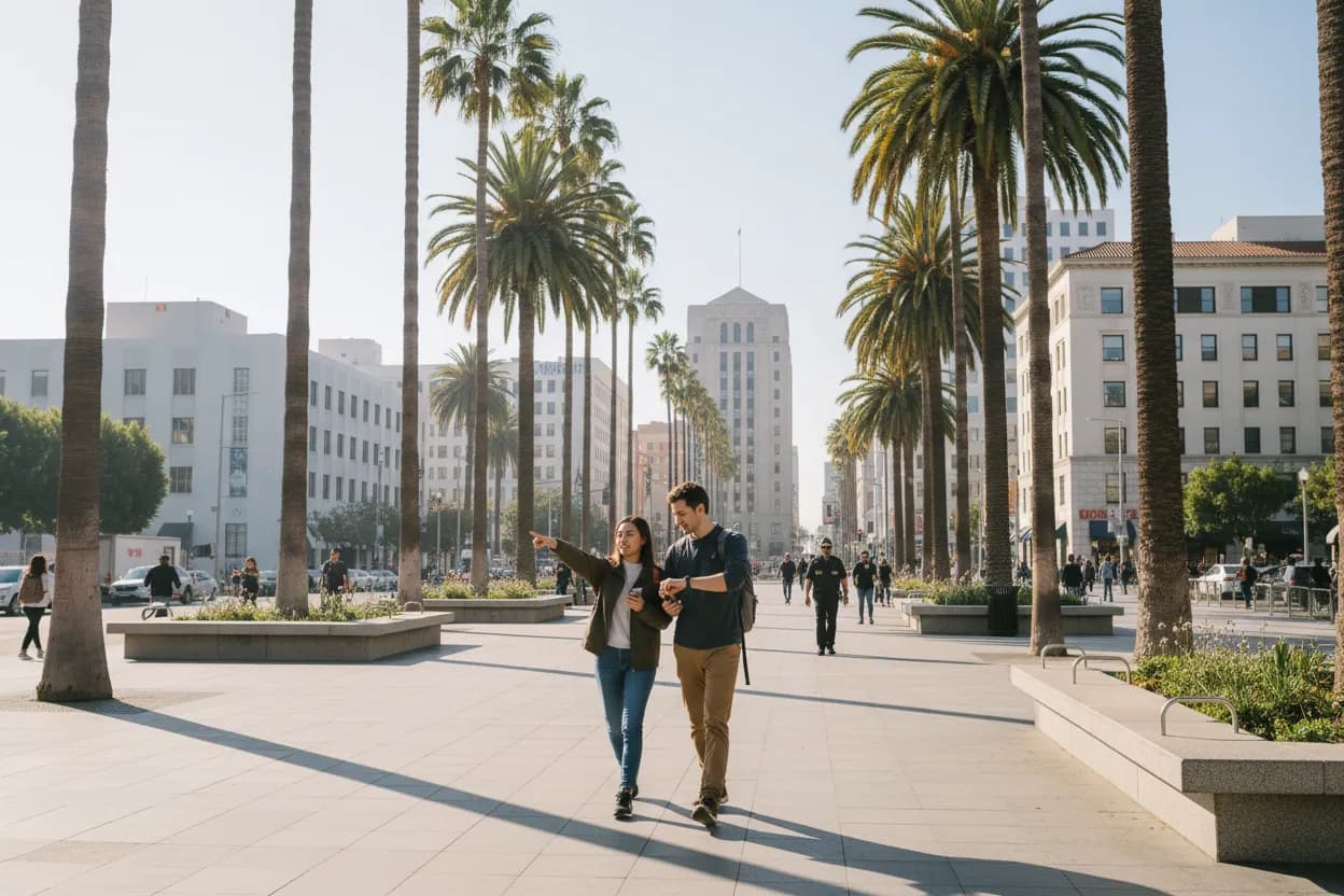 Practical city scene for palworld update: A Useful Los Angeles City Guide
