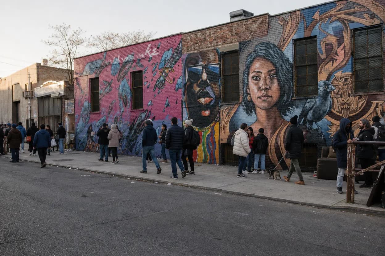 Cover scene for bella thorne Bushwick Neighborhood Route With Subway Exit Choices