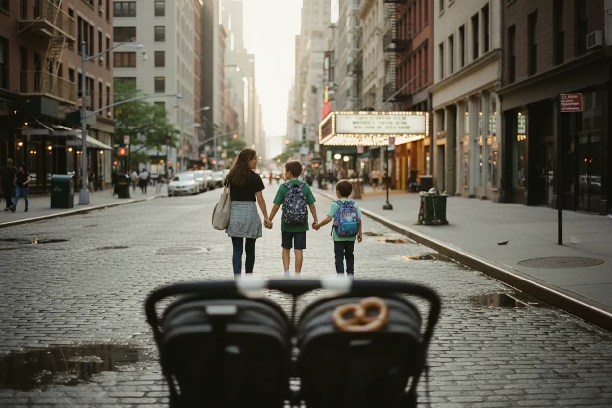 Practical city scene for NYC Kids Movies Guide for Family-Friendly Theater Days