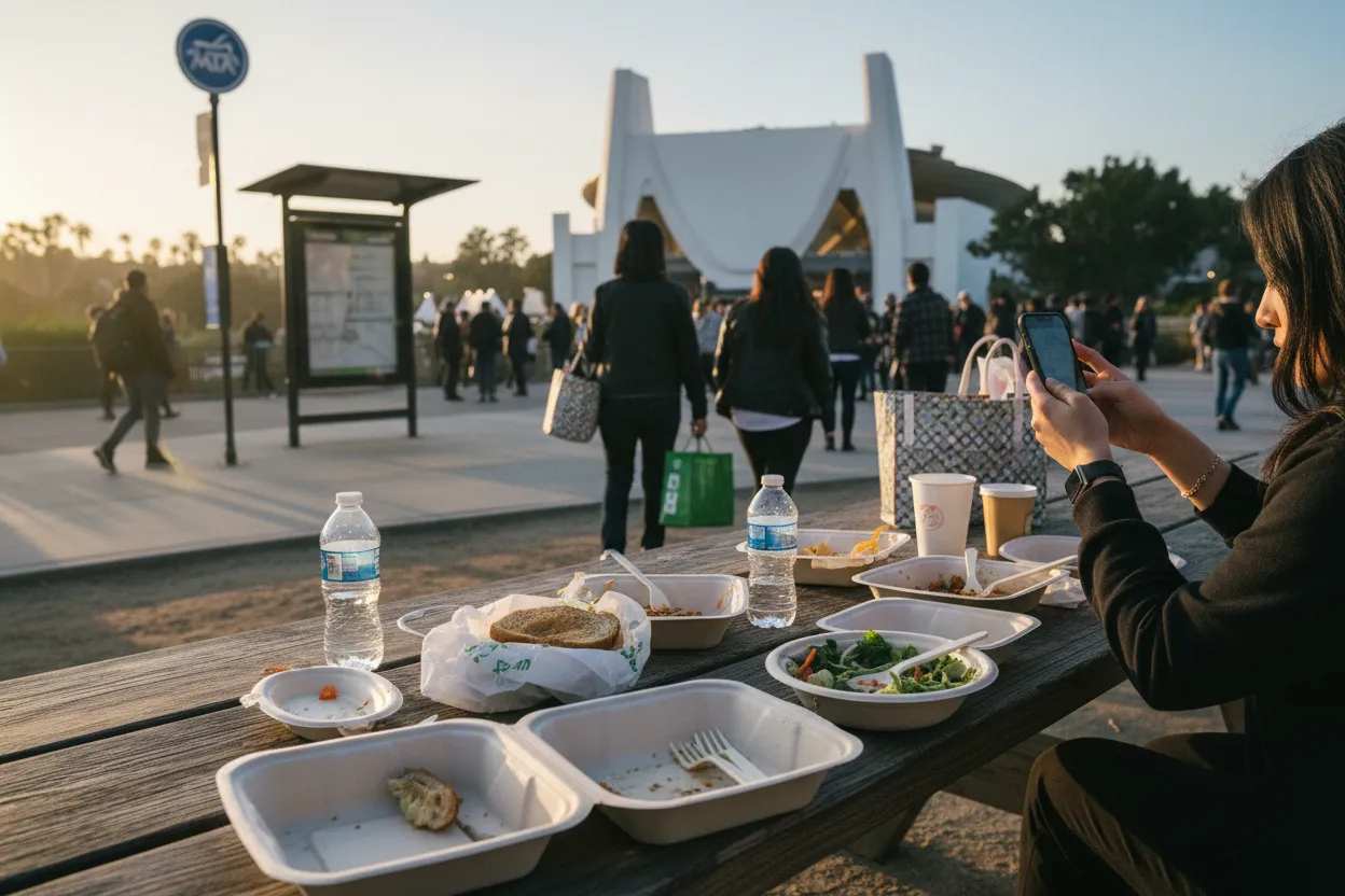 Local detail for Hollywood Bowl LA Guide for Food and Parking Plans