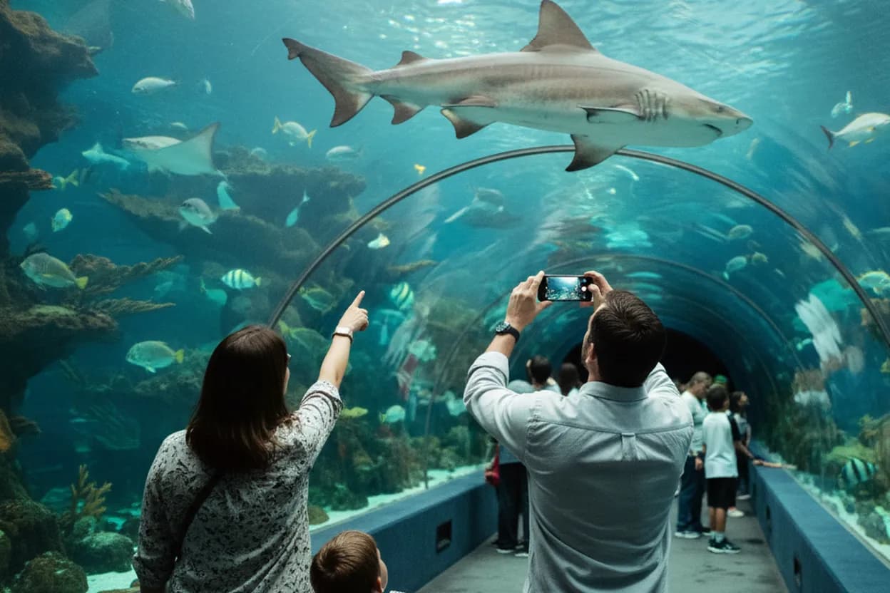 NYC experience scene for NYC Aquarium and Museum Events to Plan for shark week 2026