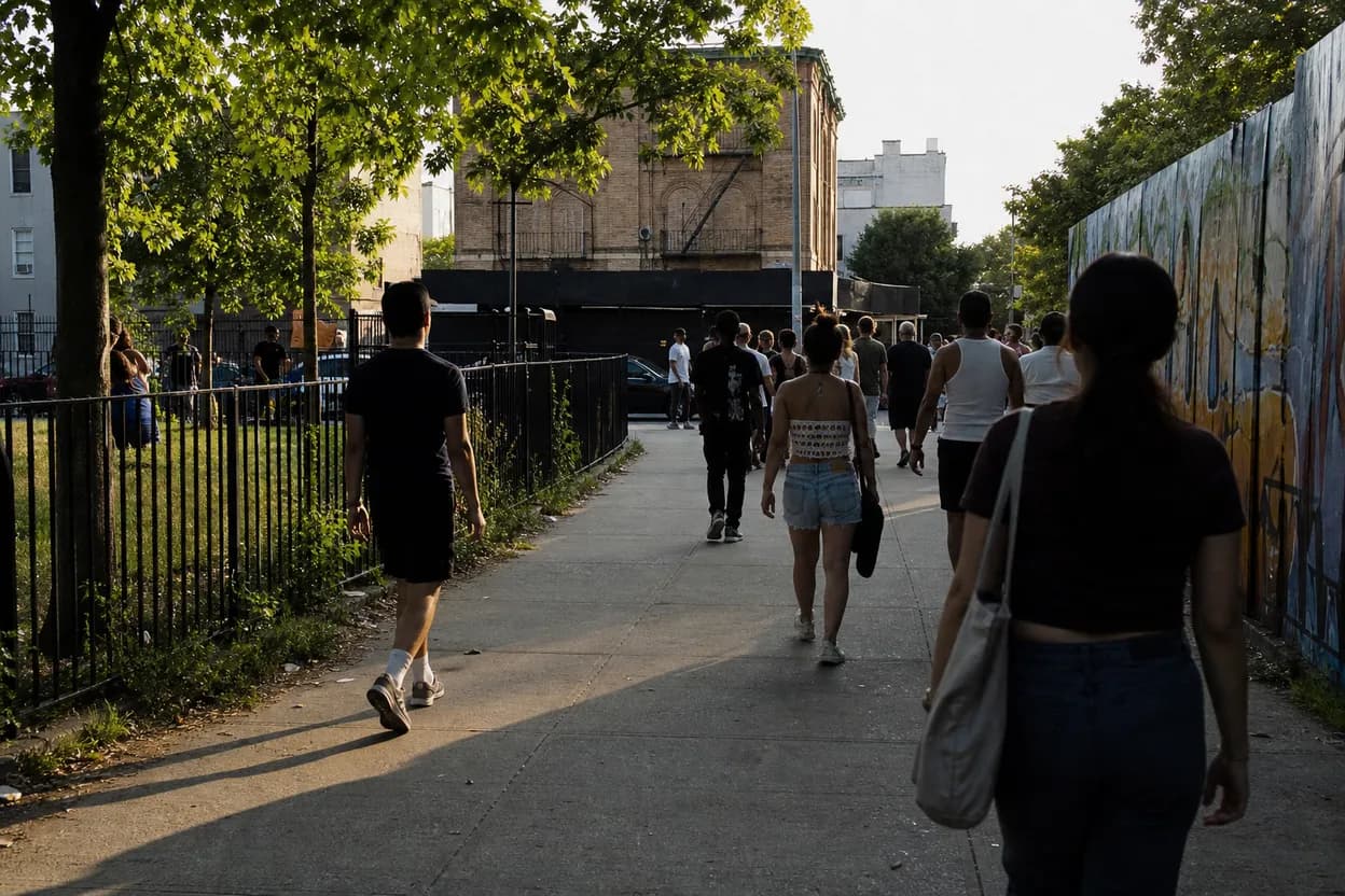 New York City experience scene for bella thorne Bushwick Neighborhood Route With Subway Exit Choices