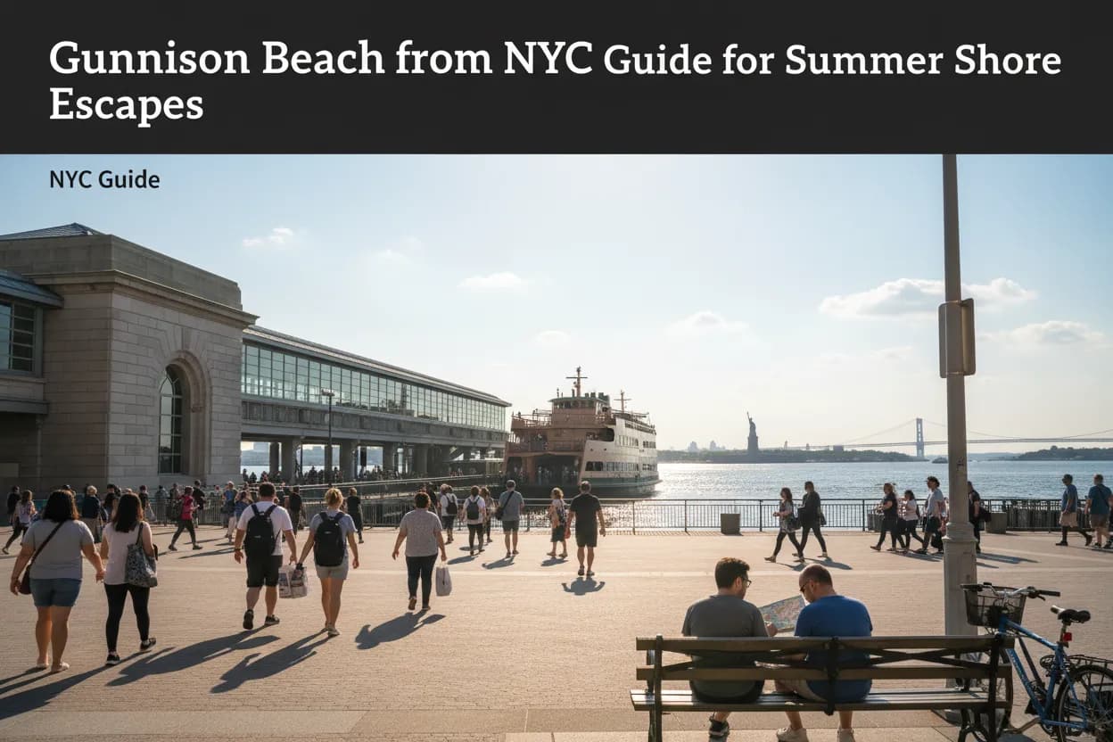 Realistic NYC scene for Gunnison Beach from NYC Guide for Summer Shore Escapes