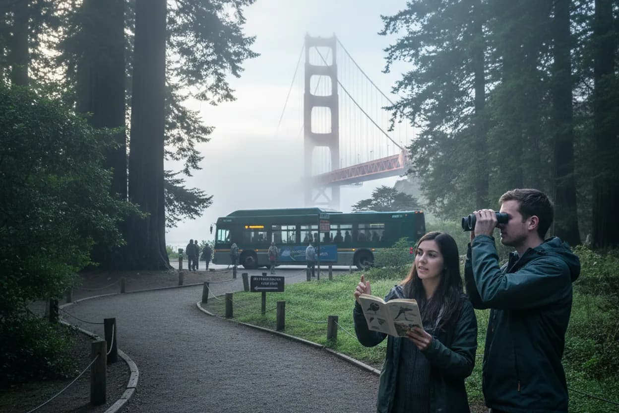 Realistic city scene for Bigfoot: A San Francisco Weekend for Cryptid-Curious Explorers